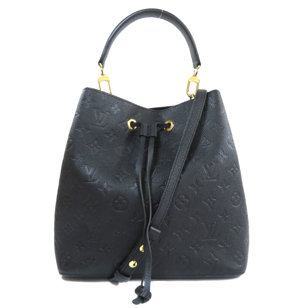 Louis Vuitton NeoNoe bucket bag in black Monogram Empreinte leather